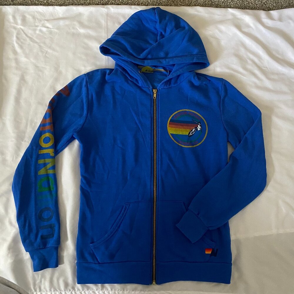 Aviator Nation Venice  Zip-Up Hoodie